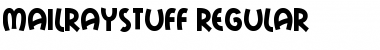 Download Mail Ray Stuff Regular Font Title Preview
