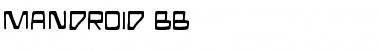 Download Mandroid BB Regular Font Title Preview