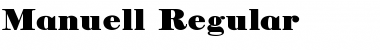 Download Manuell Regular Font Title Preview