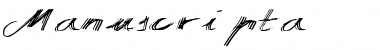 Download Manuscripta Regular Font Title Preview
