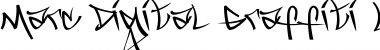 Download Marc Digital Graffiti Light Font Title Preview