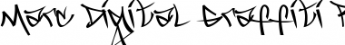 Download Marc Digital Graffiti Regular Font Title Preview