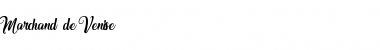 Download Marchand de Venise Regular Font Title Preview