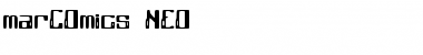 Download marCOmics_NEO Medium Font Title Preview