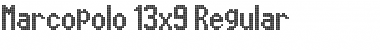 Download Marcopolo 13x9 Regular Font Title Preview