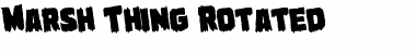 Download Marsh Thing Rotated Regular Font