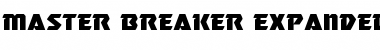 Download Master Breaker Expanded Font