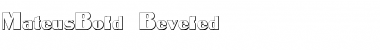Download MateusBold Beveled Font