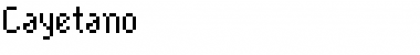 Download Cayetano Regular Font Title Preview