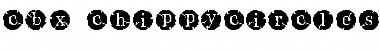 Download CBX-ChippyCircles Regular Font Title Preview