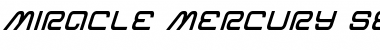 Download Miracle Mercury Semi-Bold Italic Semi-Bold Italic Font