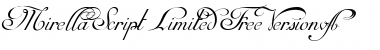 Download Mirella Script Limited Free Version.vfb Regular Font
