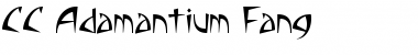 Download CC Adamantium Fang Font Title Preview