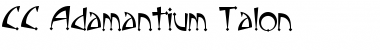 Download CC Adamantium Talon Font Title Preview