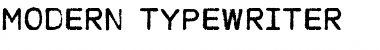 Download MODERN TYPEWRITER Regular Font