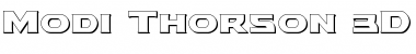 Download Modi Thorson 3D Regular Font