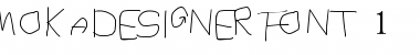 Download MOKADESIGNER FONT 1 Regular Font