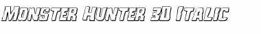 Download Monster Hunter 3D Italic Italic Font