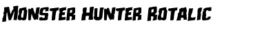 Download Monster Hunter Rotalic Italic Font