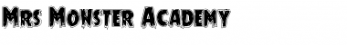 Download Mrs. Monster Academy Regular Font