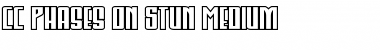 Download CC Phases On Stun Medium Font Title Preview