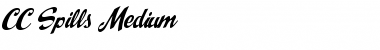 Download CC Spills Medium Font Title Preview