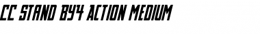 Download CC Stand By4 Action Medium Font Title Preview