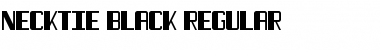 Download Necktie Black Regular Font