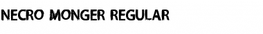 Download Necro Monger Regular Font