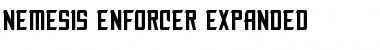 Download Nemesis Enforcer Expanded Expanded Font