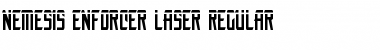 Download Nemesis Enforcer Laser Regular Font