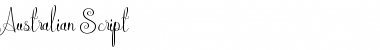 Download Australian Script Regular Font Title Preview