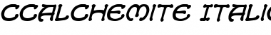 Download CCAlchemite Italic Font Title Preview