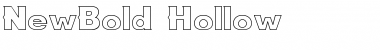 Download NewBold Hollow Regular Font