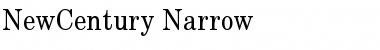 Download NewCentury-Narrow Regular Font