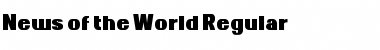 Download News of the World Regular Font