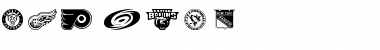 Download NHL EAST Regular Font Title Preview