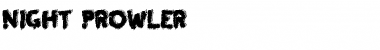 Download Night Prowler Regular Font
