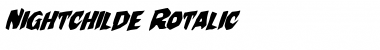 Download Nightchilde Rotalic Font