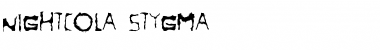 Download NightCola Stygma Regular Font