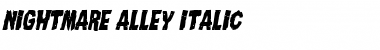 Download Nightmare Alley Italic Italic Font
