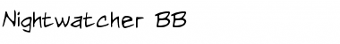 Download Nightwatcher BB Regular Font