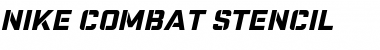 Download Nike Combat Stencil Regular Font