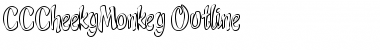 Download CCCheekyMonkey Outline Font Title Preview