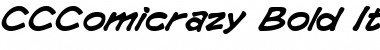Download CCComicrazy BoldItalic Font Title Preview