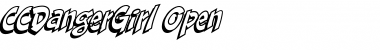 Download CCDangerGirl Regular Font Title Preview