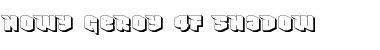 Download Nowy Geroy 4F Shadow Font Title Preview