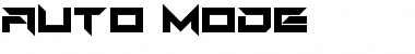 Download Auto Mode Regular Font Title Preview