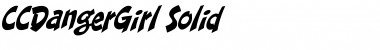 Download CCDangerGirl Regular Font Title Preview