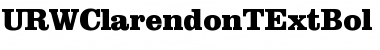 Download URWClarendonTExtBol Font